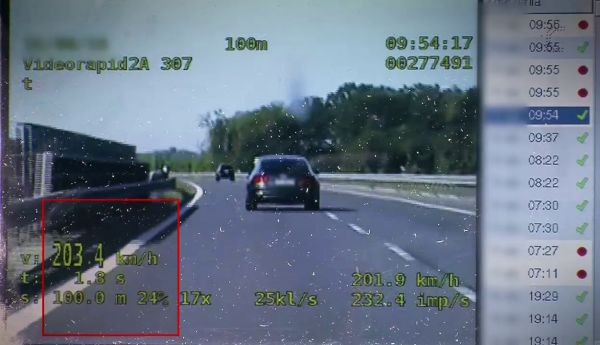 203 km/h? "Jeszcze się nie rozpędziłem dobrze"